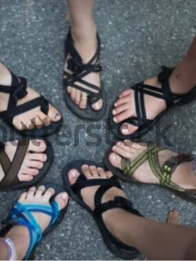 Chaco Black Strappy Outdoor Sandals